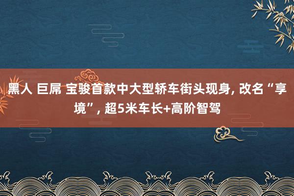 黑人 巨屌 宝骏首款中大型轿车街头现身， 改名“享境”， 超5米车长+高阶智驾