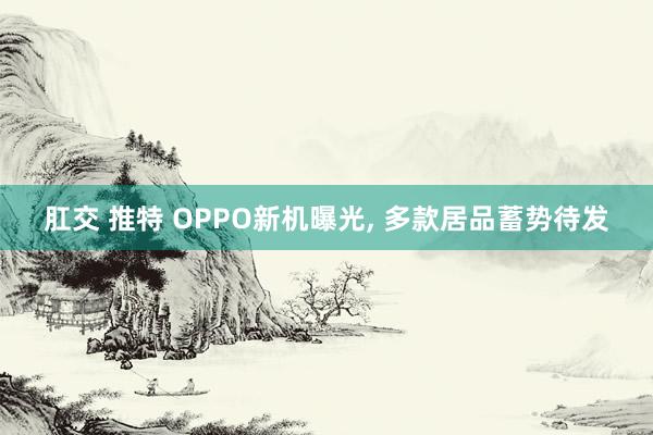 肛交 推特 OPPO新机曝光， 多款居品蓄势待发