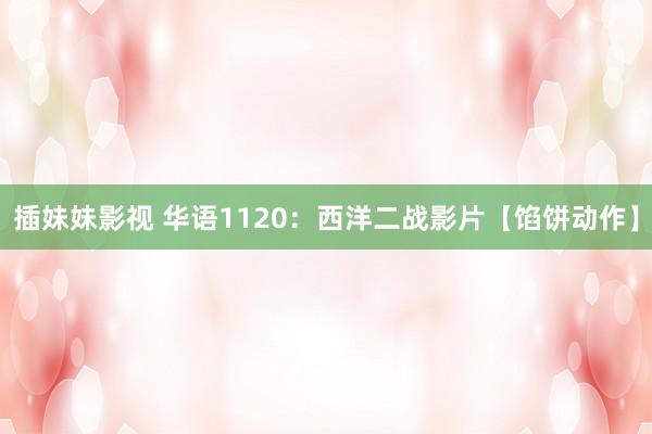 插妹妹影视 华语1120：西洋二战影片【馅饼动作】
