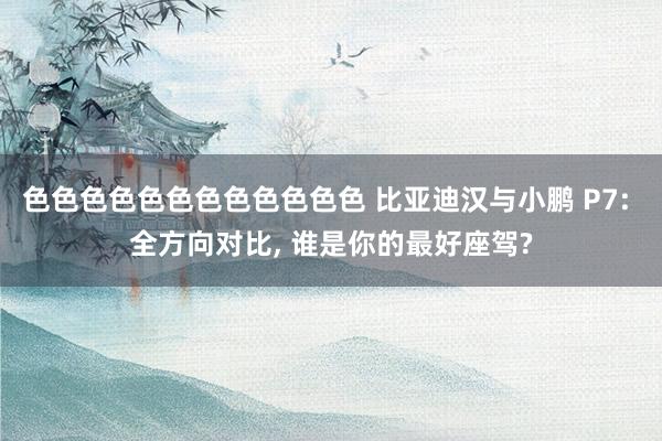 色色色色色色色色色色色色 比亚迪汉与小鹏 P7: 全方向对比， 谁是你的最好座驾?