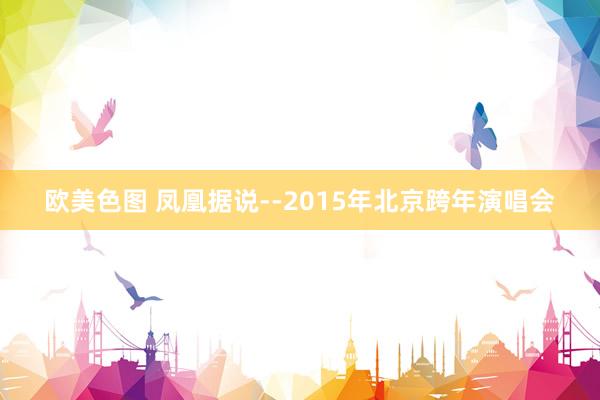 欧美色图 凤凰据说--2015年北京跨年演唱会