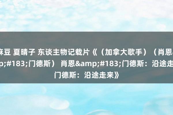 麻豆 夏晴子 东谈主物记载片《（加拿大歌手）（肖恩&#183;门德斯） 肖恩&#183;门德斯：沿途走来》